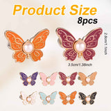 DICORYA — Lot de 8 resserre-taille papillon sans couture