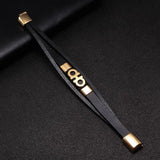 Amiri Designer Leather Bracelet