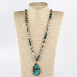 Boho Natural Stone Pendant