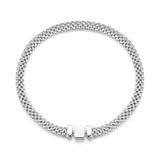 Braided Silver Bracelet