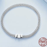 Braided Silver Bracelet