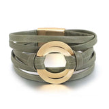 Double Circle Metal Charm
