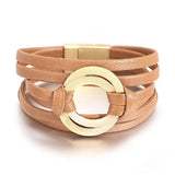Double Circle Metal Charm