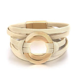 Double Circle Metal Charm