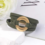Double Circle Metal Charm