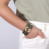 Double Circle Metal Charm