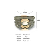Double Circle Metal Charm