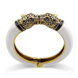 Double Leopard Bangle
