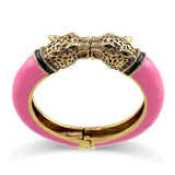 Double Leopard Bangle