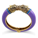 Double Leopard Bangle