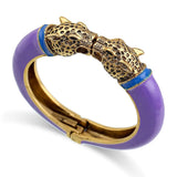 Double Leopard Bangle