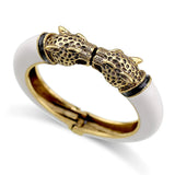 Double Leopard Bangle
