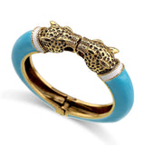 Double Leopard Bangle