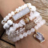 Druzy Stacked Bracelet