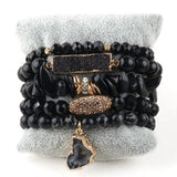 Druzy Stacked Bracelet