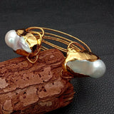 Keshi Pearl Bangle