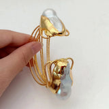 Keshi Pearl Bangle