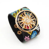 V Leather Bracelet