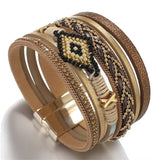 Handwoven Leather Bracelet