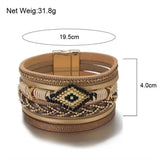 Handwoven Leather Bracelet