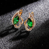 Hanre Natural Zircon Studs