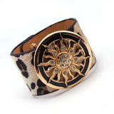 V Leather Bracelet
