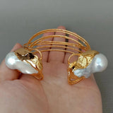 Keshi Pearl Bangle