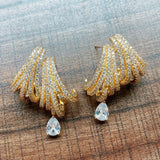 Katie Double Claw Earrings