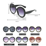 Leon Round Oversized Sunglasses