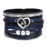 Multilayer Pearl Leather Bracelet