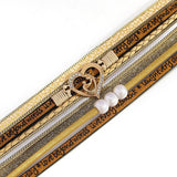 Multilayer Pearl Leather Bracelet