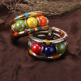 Natural Stone Snake Bangle