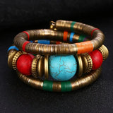 Nicole Natural Stone Multilayer Bracelet