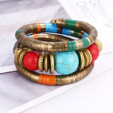 Nicole Natural Stone Multilayer Bracelet