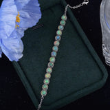 Opal Silver Bracelet