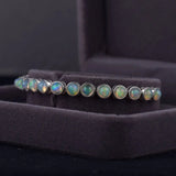Opal Silver Bracelet