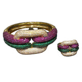Golden Radiance Bangle & Ring Set