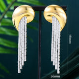 Long Bicolor Earrings