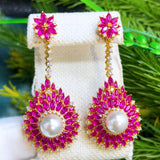 Sunflower Dangle Earrings