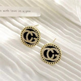Letter Stud Earrings