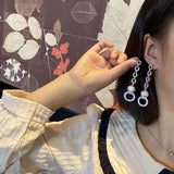 Leopard Pendant Earring