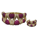 Crystal Harmony Bangle & Ring Set