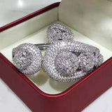 Imperial Beauty Bangle & Ring Set