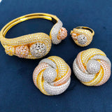 Imperial Beauty Bangle & Ring Set
