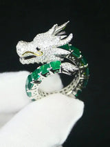Silver Dragon Ring