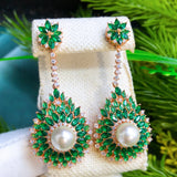 Sunflower Dangle Earrings