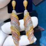 Scallop Drop Earrings