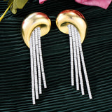 Long Bicolor Earrings