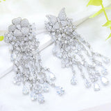 Butterfly Flower Earrings