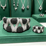 Crystal Harmony Bangle & Ring Set